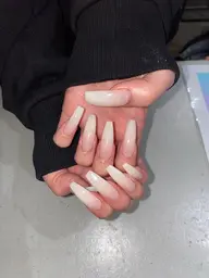 （オフなし）ウォーターケア付、長さ出し10本カラーグラデーションネイル💞ベースカラー別途＋10本1000円