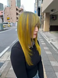 🦢 care bleach + 最高級 Aujua treatment 🦢design+￥3,000