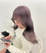 👨🏻‍🍳ブリーチあり(ケアブリーチ込)ダブルカラー👨🏻‍🍳透明感抜群カラー