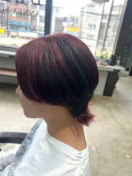 【ウルフの方にオススメ🐺】アンブレラカラー×襟足裾カラー¥12,320​〜​【メンズも大歓迎です❗️】