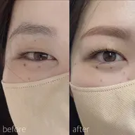 眉スタイリング+カラー(ワックス脱毛)