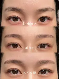 【毛流れ矯正】眉毛パーマ(HBL) ＆ ワックス 🩶