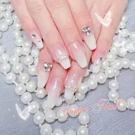 🎀🎀チップ長さだし＋ベイビーブーマーネイル🎀🎀6500【ジェルオフ無料ケア込み】