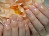 【爪が傷まないフィルイン対応】ふんわりグラデーションネイル (他店お付替あり)