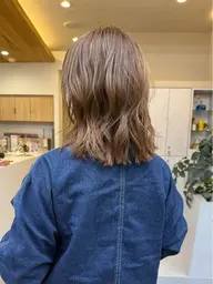 🫧圧倒的透明感🫧ブリーチなしダブルカラー+𝗔𝘂𝗷𝘂𝗮4stトリートメント✨