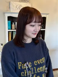 【🤍人気メニュー🤍】顔周りカット+ワンカラー