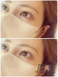 ［ナチュラル派］フラットラッシュ120本1by1でフラットマットラッシュを片面づけ💫ナチュラルな目元にされたい方🟣