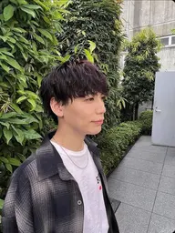 🍈メンズ新規の方🍈透明感カラー×ダメージ補修トリートメント(ワンカラー)