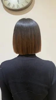 ワンレングスボブ(肩上)