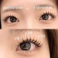 🩵大人気💛パリエク（パリジェンヌラッシュリフト✖️エクステ）LEDマツエク60本​〜​80本今だけオフ無料💘