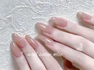 スカルプorチップ10本とワンカラーコース 500色以上選び出来ます 角質ケア込み11470