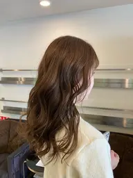 ワンカラー🤎(ブリーチなし・シャンプーブロー込み)