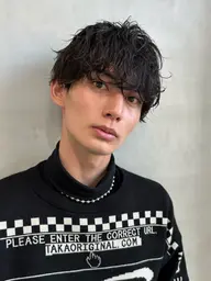 【🔥】【骨格矯正カット+シャドウパーマ】再現性の高いメンズパーマ!