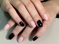 🖤🩵カラー2色🖤🩵(ラメok！)・パーツ2個付き