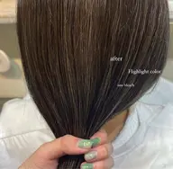 ハイライトカラー🎀最高級Aujuaトリートメント付き✨