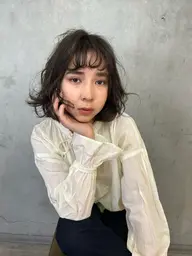 🤎似合わせカット＋外国人風透明感カラー🤎はえ癖解消、骨格矯正カット🤎色持ち抜群カラー🤎15950⇒8800円🤎