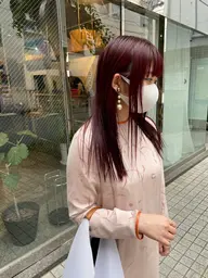 透明感ワンカラー✨+似合わせカット✄+1stepトリートメント🌷