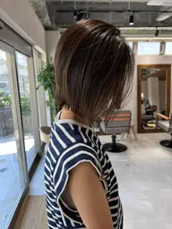 💍🤍デザインカット➕透明感抜群外国人風ハイライト+プラチナトリートメント💍🤍（ケアブリーチ付き）