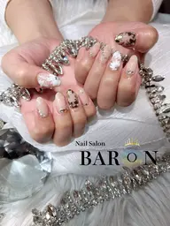 《オフあり》ジェルネイル💗持ち込みアート120分(指名料込) コース料金¥11,980＋指名料¥550※パーツ別途料金