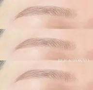 3DブロウWAX  黄金比　　メイク付き