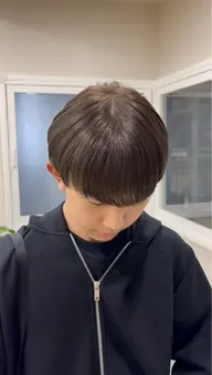 メンズカット＋透明感カラー｜大人っぽい垢抜けカラー