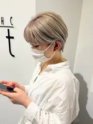 ✨平日17:00​〜​【40歳以下】限定✨肩上ショートヘア➕marbb🫧当日前日予約❌