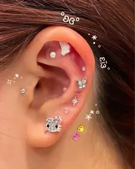 【minimo限定❣️】耳つぼジュエリー16粒まで👂🏻🎀