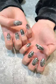 ミラーネイル✨【オフ込み】ゴールド・シルバー・オーロラ・ユニコーンパウダー選択OK🦄🌈