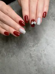 ハンドネイル(ワンカラー＋パーツ2本)