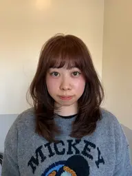 ［ミディアム・ロング限定メニュー]カット＋似合わせカラー🫧艶カラー/透明感カラー/ケアカラー