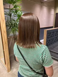 カット+ナチュラルストレート+トリートメント(アイロン施術なし)