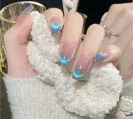 【チップジェルスカルプ長さだし】マグネットフレンチ￥11980 (メンズ予約可)