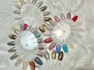 フットネイル 【ラメのグラデーション】カラー変更可能 【ケアオフ込】