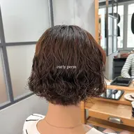 【 くるくるパーマ🌀】カット+水パーマ+選べるトリートメント💎🩵❕¥9,200