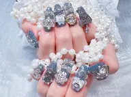 ✨チップ長さだし10本➕持ち込みデザイン10本❗️💐