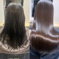 【髪質改善】ストレート＋カット＋PREMIUMトリートメント🫧