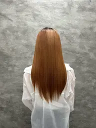 【ブリーチ毛でも🙆‍♀️縮毛矯正】酸性ストレート➕髪質改善トリートメント🌟