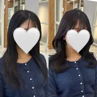 【ミディアムの方✨】レイヤーカット🩵➕自社開発トリートメント🫧