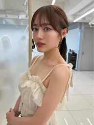 韓国美人に🪄✨カラー+前髪+顔周りカット 120分