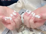 【NEWOPEN特別価格♪ ☆新規オフ無料 ☆】ネイルアートの定番デザイン★フレンチ ¥7980→¥6500