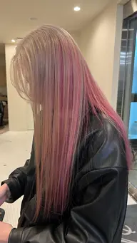 【minimo限定価格‼️】ブリーチありケアWカラー🎨⚠️