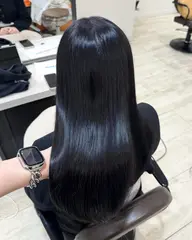 【大人気‼️】透明感艶カラー＋高保湿2stepトリートメント✨ロング料金なし