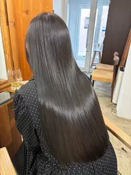 土日可能【カット+ストレートパーマ+トリートメント】　酸性ストレート　縮毛矯正　アルカリ