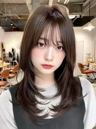 🌈1日1️⃣名様限定🌈似合わせ小顔カット＋髪質改善ストレート＋カラー+シルクトリートメント🍀