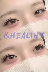 エクステ＋パーマ【＆healthy】☘️LEDフラットラッシュ80本