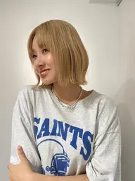 【🎀リタッチブリーチ🎀】×全体カラー×2stepトリートメント