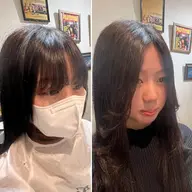 【前髪ベビーチップ】独自の馴染ませカット&人毛シールエクステ20本🫧🫧