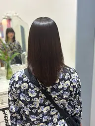 🟦縮毛矯正(全体)＋カット＋トリートメント🟦