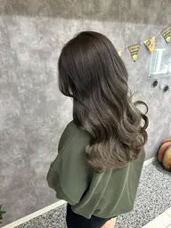 [レディース/ミニモ]似合わせ診断+ブリーチ+高発色トレンドカラー+ブロー[ミルクティー/グレージュ/ピンクベージュ]