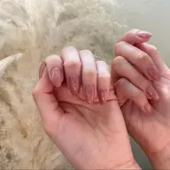 【ハンド】長さ出し10本ワンカラーorラメグラ💫